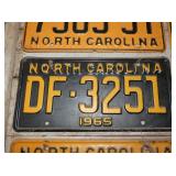 1966 NC LIC. TAGS