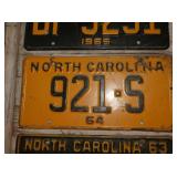 3 DIGIT NC 1964 TAgs