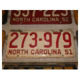 1951 NC LIC. TAGS
