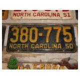 1950 NC LIC. TAGS