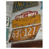 VIEW 3 FIRE DEPT. TOPPER, TROY NC TAGS