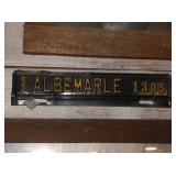 1953 ALBEMARLE CITY TAG