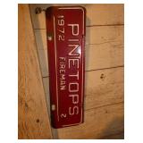 1972 FIREMAN PINETOPS TAG