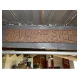 STANDARD STEEL NC CAST SIGN