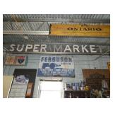 SUPER MARKET LETTER SIGN