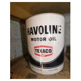 HAVOLINE TEXACO CAN