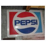 EMB. PEPSI COLA SIGN