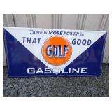 EMB. GULF GASOLINA SIGN