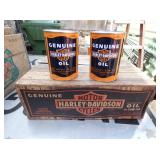 HARLEY DAVIDSON BOX W/ CANS
