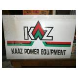 KAAZ POWER EQUIPMENT DEALER SIGN
