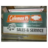 PLASTIC COLEMAN BY FLEETWOOD INCERT SIGN