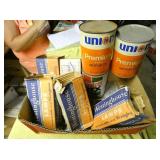 UNION OIL CANS, WESTINGHOUSE BULBS