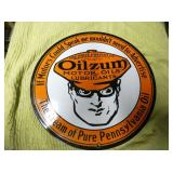 12IN PORC. OILZUM SIGN