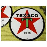 VIEW 2 CLOSEUP 12IN TEXACO SIGNS