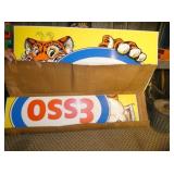 VIEW 6 VINAL SIGNS W/ ESSO BOX