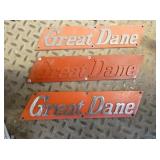 VIEW 3 EMB. GREAT DANE TRAILER EMBLEMS