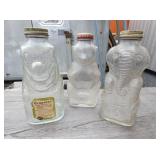 GRAPETTE BOTTLE BANKS W/ ORIG. LIDS
