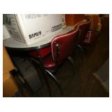 VIEW 2 CLOSEUP CROME TABLE