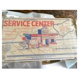 VIEW 2 CLOSEUP MARX TIN STATION