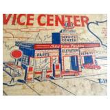 VIEW 3 MARX NOS TIN SERVICE STATION