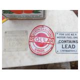 PORC.GAS PUMP PLATES