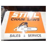 STIHL CHAIN SAWS SIGN