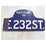 PORC. COBALT STREET SIGN