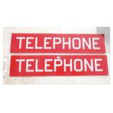 PORC. TELEPHONE SIGNS