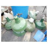 NUMEROUS ENAMEL STATION LIGHTS