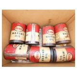 ESSO MARINE OIL CANS