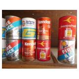 VARIOUS PAPER OIL CANS