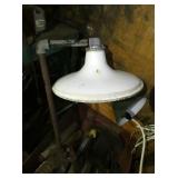 WHITE ENAMEL STATION LIGHT