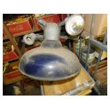 BLUE COBALT PORC. STATION LIGHT 