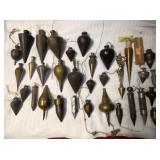 COLLECTION BRASS PLUM BOBS 