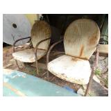 WROUGHT IRON CHAIRS