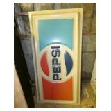 PLASTIC PEPSI SIGN
