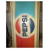 VIEW 2 CLOSEUP EMB. PLASTIC PEPSI SIGN