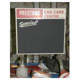 PRESTONE CAR CARE SIGN
