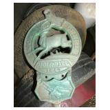 CAST JOHN DEERE WALL PLAQUE 10X14