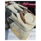 VIEW 3 CLOSEUP RARE ALUM. GAS CAN