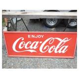 SELF FRAMED COKE SIGN