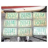 COLLECTION NUMEROUS MOTORCYCLE TAGS