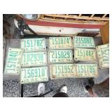 COLLECTION NUMEROUS MOTORCYCLE TAGS