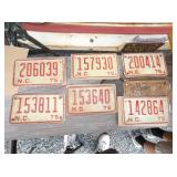 COLLECTION NUMEROUS MOTORCYCLE TAGS