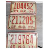 COLLECTION NUMEROUS MOTORCYCLE TAGS