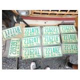 COLLECTION NUMEROUS MOTORCYCLE TAGS