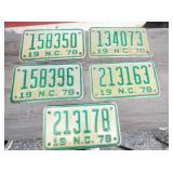 COLLECTION NUMEROUS MOTORCYCLE TAGS