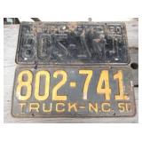 NC TRUCK TAGS