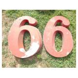 22X31 66 ALUM. CAN NUMBERS