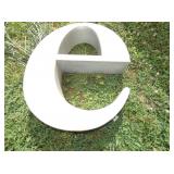 23X27 ALUM. CAN E LETTER SIGN